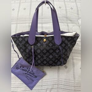 Louis Vuitton Limited Edition Purple Canvas Cabas Ipanema GM – With Pouch & COA